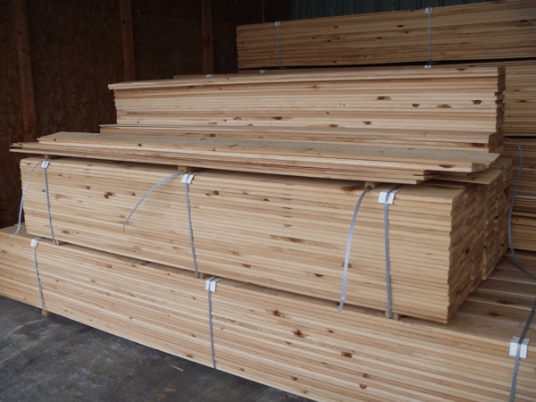 cypress wood stacks 