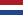 small Caribbean Netherlands (Kingdom of the Netherlands) flag